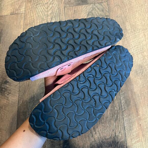 Birkenstock Suede Pink Kyoto Sandals Size 38 - Picture 4 of 5